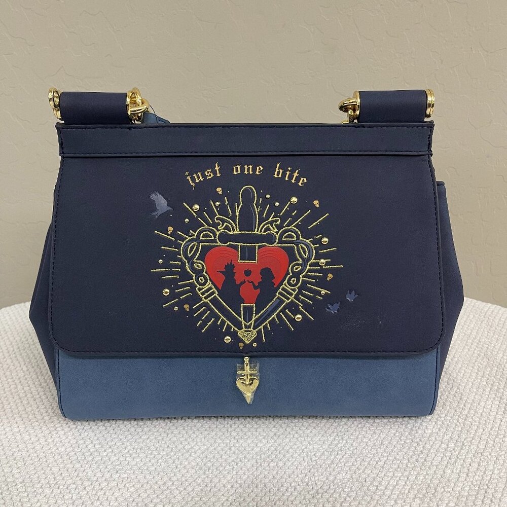 LOUNGEFLY ~ Disney Snow White Poison "Just One Bite" Crossbody Bag - NWT!